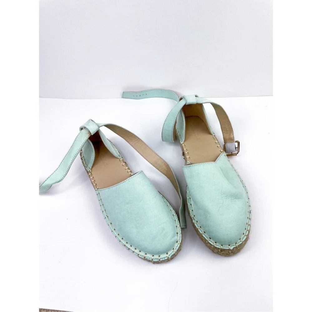 ASOS Truffle Collection two‎ part espadrille shoes in mint
